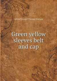 Green yellow sleeves belt and cap