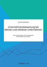 Unternehmensbewertung bei kleinen und mittleren Unternehmen. Herausforderungen und Loesungsansatze bei der Bewertung von KMU