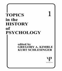 Topics in the History of Psychology