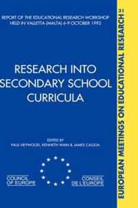 Research into Secondary School Curricula