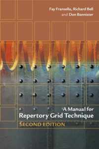 A Manual For Repertory Grid Technique
