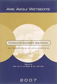 Ars Aequi Wetseditie  -   Constitutionele bronnen van Nederlandse rechtsgeschiedenis