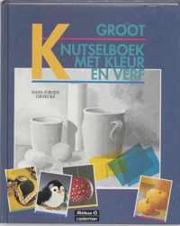 Groot Knutselboek Met Verf En Kleur