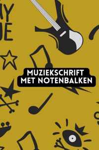 Muziekschrift met notenbalken