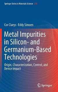 Metal Impurities in Silicon- and Germanium-Based Technologies