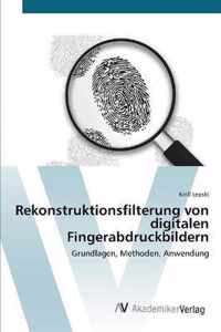 Rekonstruktionsfilterung von digitalen Fingerabdruckbildern