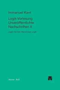 Logik-Vorlesung. Unveroeffentlichte Nachschriften II