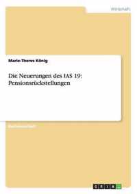 Die Neuerungen des IAS 19