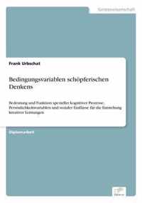 Bedingungsvariablen schoepferischen Denkens