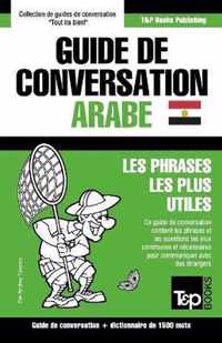 Guide de conversation Francais-Arabe egyptien et dictionnaire concis de 1500 mots