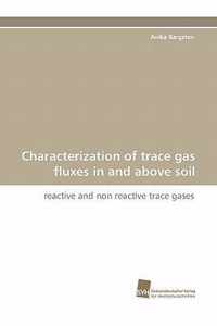 Characterization of Trace Gas Fluxes in and Above Soil
