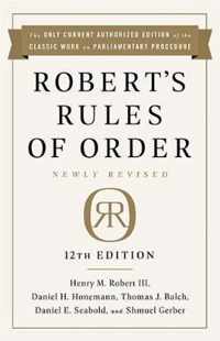 Robert's Rules of Order Newly Revised, 12th edition