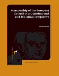 Membership of the European Council in a Constitutional and Historical Perspective