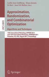 Approximation, Randomization, and Combinatorial Optimization. Algorithms and Techniques