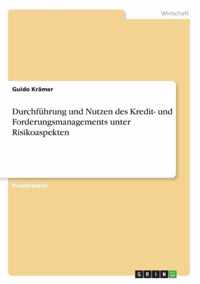 Durchfuhrung und Nutzen des Kredit- und Forderungsmanagements unter Risikoaspekten