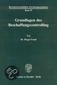 Grundlagen Des Beschaffungscontrolling