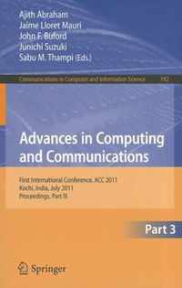 Advances in Computing and Communications, Part III