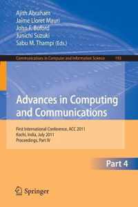 Advances in Computing and Communications, Part IV