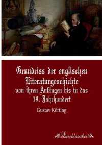 Grundriss der englischen Literaturgeschichte