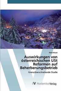 Auswirkungen von oesterreichischen USt Reformen auf Beherberungsbetrieb