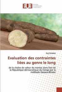 Evaluation des contraintes liees au genre le long