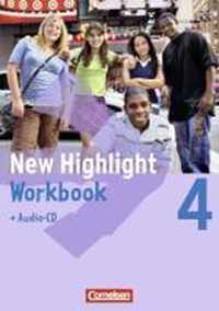 New Highlight 4: 8. Schuljahr. Workbook mit Text-CD