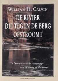 De rivier die tegen de berg opstroomt