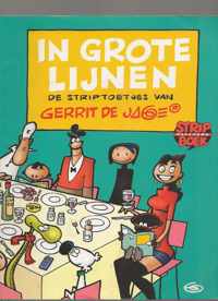 GERRIT DE JAGER - IN GROTE LIJNEN STRIPBOEK