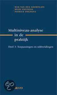 Multiniveau-analyse in de praktijk. Deel 3: Toepassingen en uitbreidingen