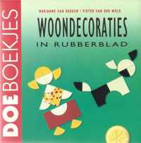 Woondecoraties in rubberblad