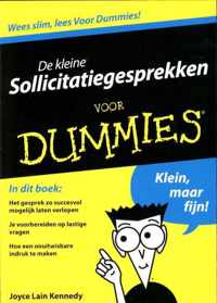 Voor Dummies - De kleine sollicitatiegesprekken voor Dummies