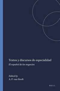 Textos y discursos de especialidad