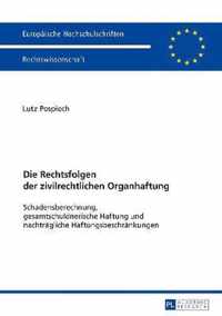 Die Rechtsfolgen Der Zivilrechtlichen Organhaftung