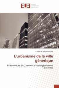 L'Urbanisme de la Ville Generique