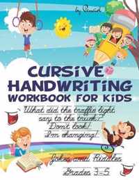 Cursive handwriting workbook for kids jokes and riddles