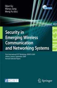 Security in Emerging Wireless Communication and Networking Systems