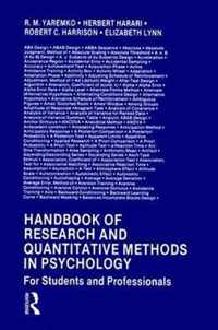 Handbook of Research and Quantitative Methods in Psychology