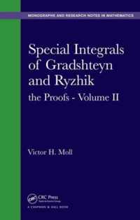 Special Integrals of Gradshteyn and Ryzhik