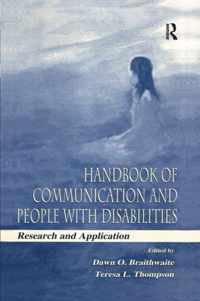 Handbook of Communication and People With Disabilities