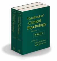 Handbook of Clinical Psychology, 2 Volume Set (Volume 1 Adults; Volume 2 Children and Adolescents)