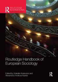 Routledge Handbook of European Sociology