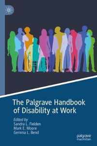 The Palgrave Handbook of Disability at Work