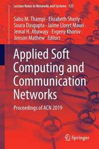 Applied Soft Computing and Communication Networks