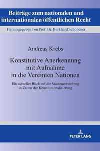 Konstitutive Anerkennung Mit Aufnahme in Die Vereinten Nationen