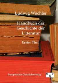 Handbuch der Geschichte der Litteratur