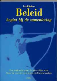 Beleid Begint Bij De Samenleving