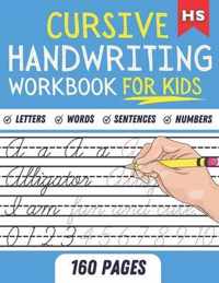 Cursive Handwriting Workbook For Kids: 4 in 1