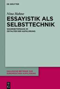 Essayistik als Selbsttechnik