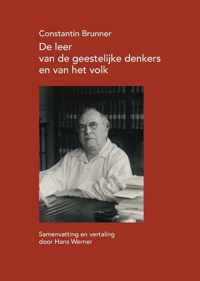 De leer van de geestelijke denkers en van het volk