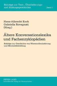 Aeltere Konversationslexika Und Fachenzyklopaedien